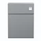 Hudson Reed Urban Satin Grey 600mm WC Unit - URB241 Large Image