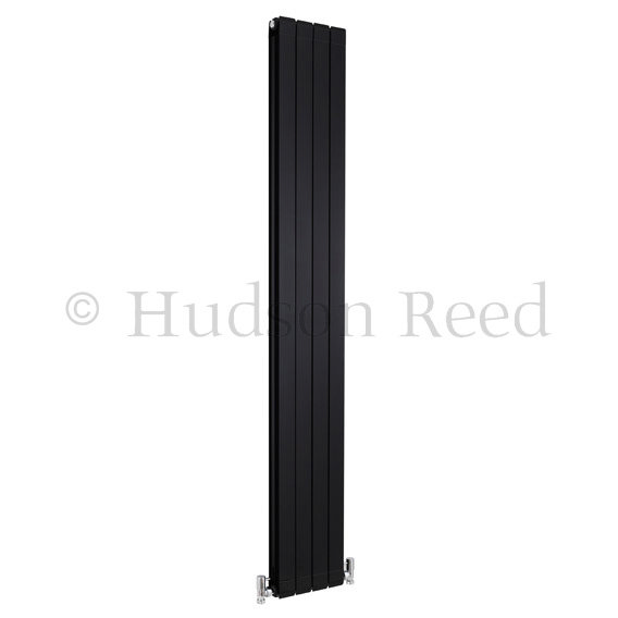 Hudson Reed Utopia Designer Radiator 1800 x 255mm - High Gloss Black - HLB59 Large Image