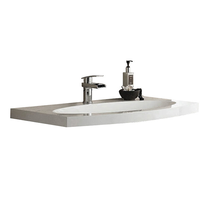 Hudson Reed Vanguard 920x340mm Polymarble Counter Top Basin - BAS081 Profile Large Image