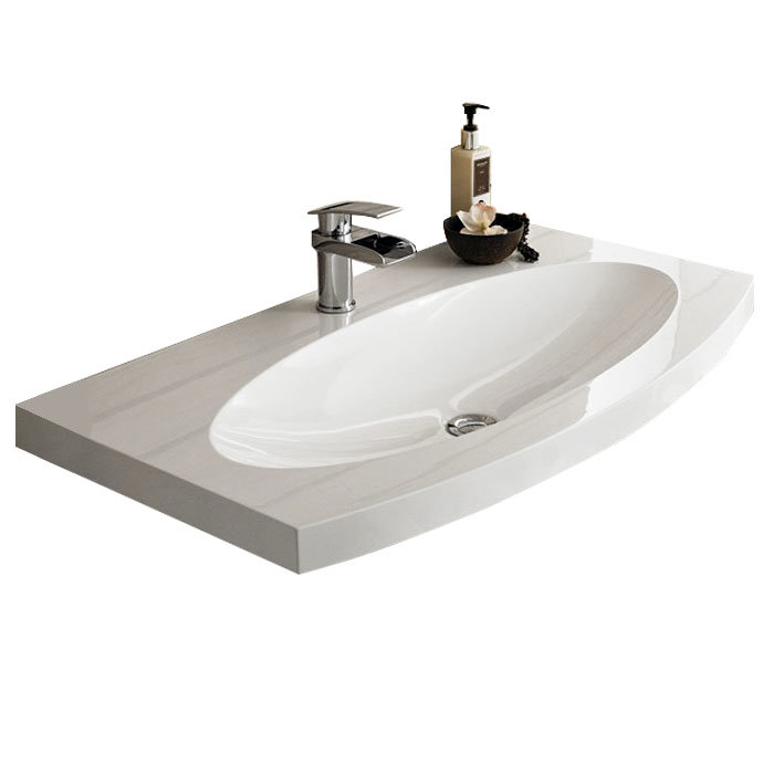 Hudson Reed Vanguard 920x340mm Polymarble Counter Top Basin - BAS081 Large Image