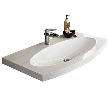 Hudson Reed Vanguard 920x340mm Polymarble Counter Top Basin - BAS081  Profile Large Image