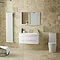 Hudson Reed Vanguard W920 x D520mm Basin & Cabinet - White Gloss - FVA002 Feature Large Image
