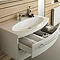 Hudson Reed Vanguard Basin & Cabinet - White Gloss W920 x D520mm - FVA002 Profile Large Image