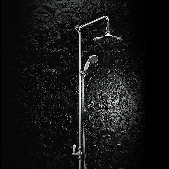 Hudson Reed Grand Rigid Riser Shower Kit with Shower Rose - A3602  Profile Large Image