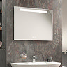 Hudson Reed Vizor 800mm LED Touch Sensor Mirror with Demister Pad - LQ087  Profile Large Image