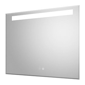 Hudson Reed Vizor 800mm LED Touch Sensor Mirror with Demister Pad - LQ087 Large Image