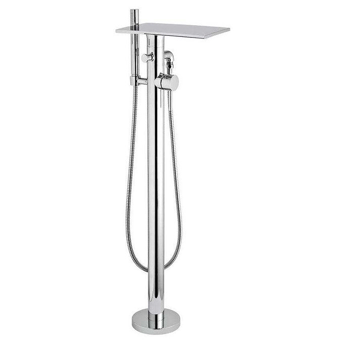 Hudson Reed - Waterfall Freestanding Bath/Shower Mixer - TFR362 Large Image