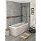 Hudson Reed White Sawn Oak End Bath Panel - 3 Size Options Profile Large Image