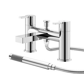 Hudson Reed Willow Bath Shower Mixer + Shower Kit - WIL304 Large Image