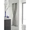 Hudson Reed Xcite Designer Radiator - High Gloss Silver - HLS94 Feature Large Image