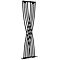 Hudson Reed Xcite Designer Radiator - High Gloss Black - HLB94 Large Image