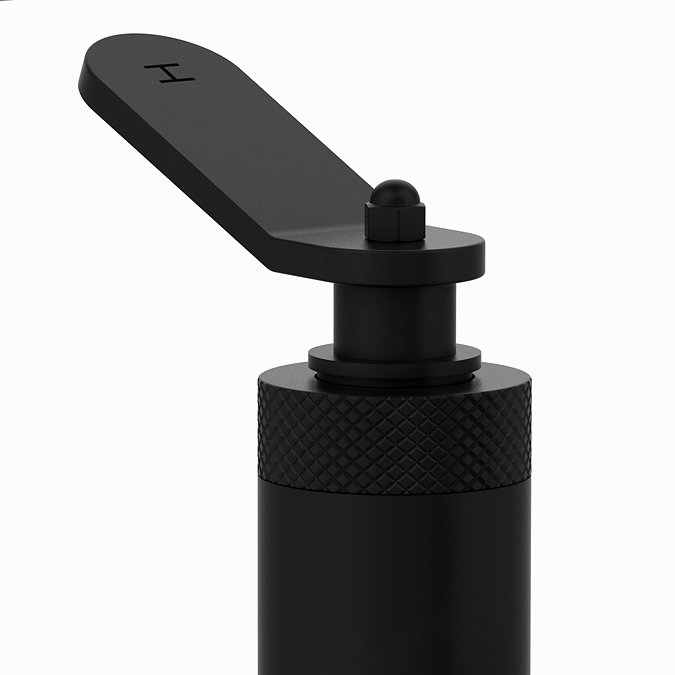 Huxley Matt Black Bath Filler