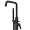 Huxley Matt Black Freestanding Bath Shower Mixer Tap