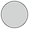 Huxley Matt Black Round 700mm LED Mirror with Anti-Fog, Touch Control & Colour Changing Light