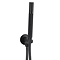 Huxley Matt Black Round Thermostatic Shower Pack with with Head + Handset