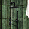 Huxley Matt Black Shower Control Valve with Diverter