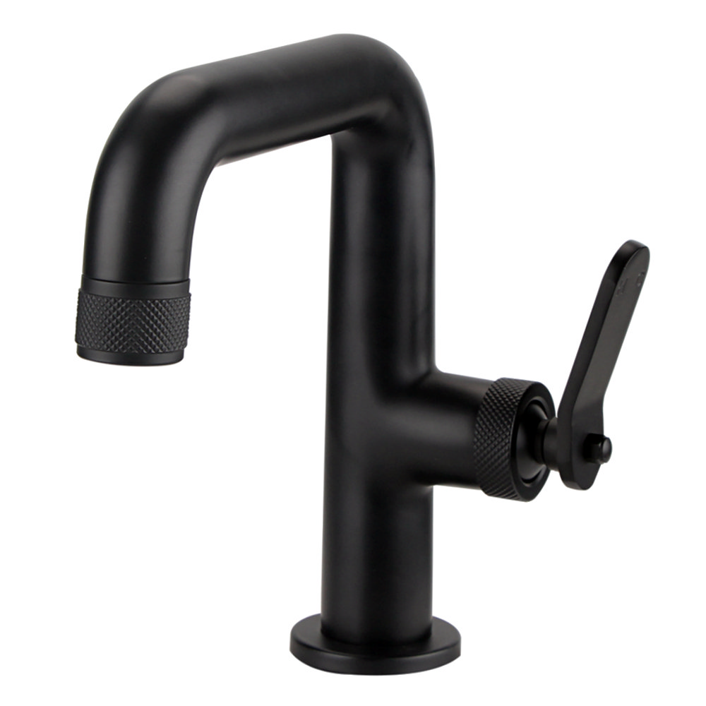 Huxley Industrial Style Single Lever Mono Basin Mixer Tap Matt Black