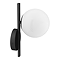 Huxley Wall Mounted Light Matt Black + White