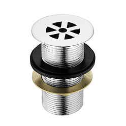 Ideal Standard 1 1/4" Unslotted Strainer Waste – 80mm Chrome Tail