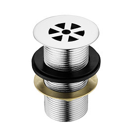 Ideal Standard 1 1/4" Unslotted Strainer Waste – 80mm Chrome Tail