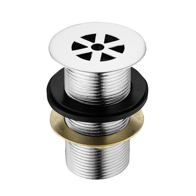 Ideal Standard 1 1/4" Unslotted Strainer Waste – 80mm Chrome Tail