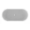 Ideal Standard Adapto 1550 x 750mm Oval Freestanding Double Ended Bath with Clicker Waste - T465901