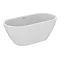Ideal Standard Adapto 1550 x 750mm Oval Freestanding Double Ended Bath with Clicker Waste - T465901 