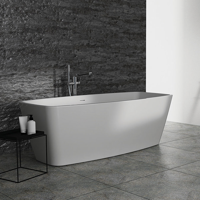 Ideal Standard Adapto 1550 x 800mm Freestanding Double Ended Bath with Clicker Waste - T465801  Prof