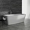 Ideal Standard Adapto 1550 x 800mm Freestanding Double Ended Bath with Clicker Waste - T465801 Prof