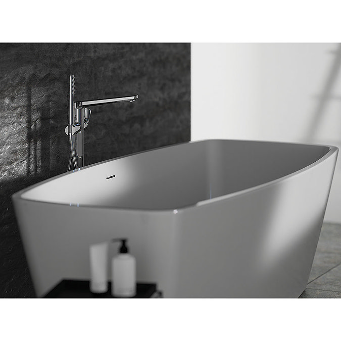 Ideal Standard Adapto 1550 x 800mm Freestanding Double Ended Bath with Clicker Waste - T465801  Feat