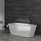 Ideal Standard Adapto 1550 x 800mm Freestanding Double Ended Bath with Clicker Waste - T465801  Stan
