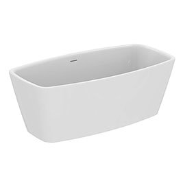 Ideal Standard Adapto 1550 x 800mm Freestanding Double Ended Bath with Clicker Waste - T465801 Mediu