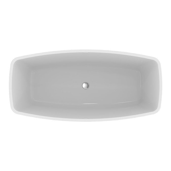 Ideal Standard Adapto 1700 x 800mm Freestanding Double Ended Bath with Clicker Waste - T465701  Prof