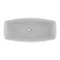 Ideal Standard Adapto 1700 x 800mm Freestanding Double Ended Bath with Clicker Waste - T465701 Prof