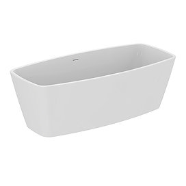 Ideal Standard Adapto 1700 x 800mm Freestanding Double Ended Bath with Clicker Waste - T465701 Large