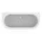 Ideal Standard Adapto 1800 x 800mm D-Shape Freestanding Bath with Clicker Waste - T466001 Profile L