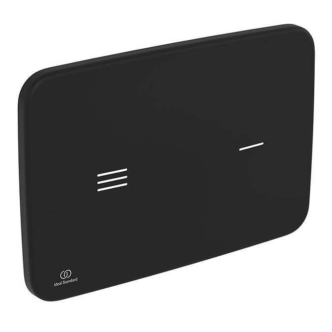 Ideal Standard Altes NT1 Black Touchless Ceramic Dual Flushplate - R0130A6 Large Image