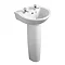 Ideal Standard Alto 2TH Basin & Pedestal Large Image