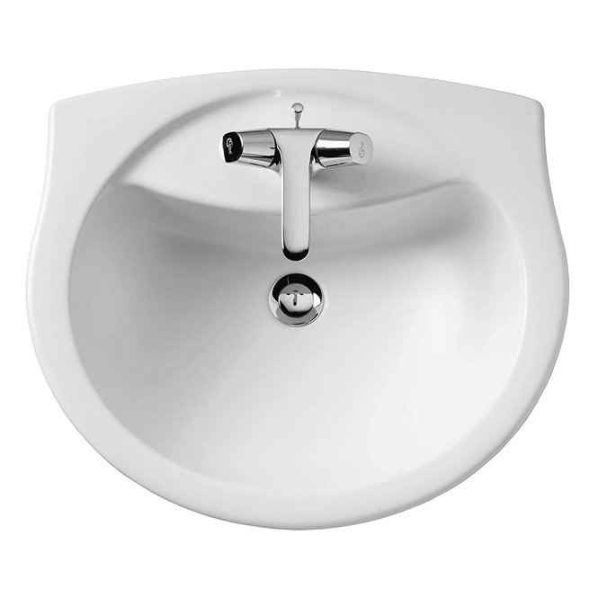 Ideal Standard Alto 55cm 1TH Semi-Countertop Washbasin  Profile Large Image