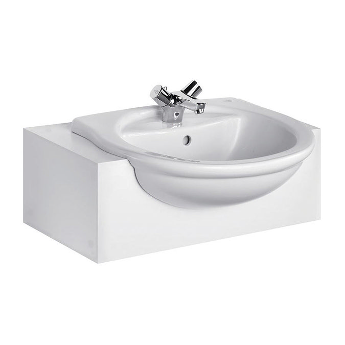 Ideal Standard Alto 55cm 1TH Semi-Countertop Washbasin Large Image