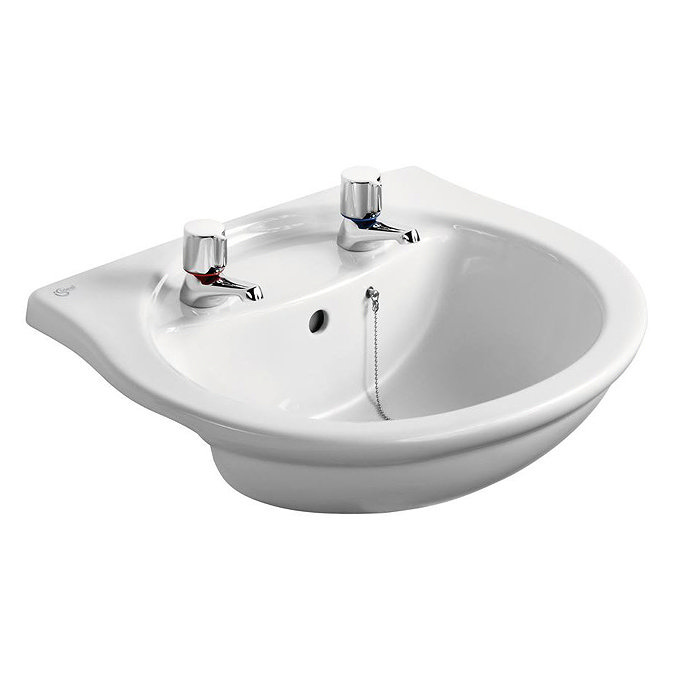Ideal Standard Alto 55cm 2TH Semi-Countertop Washbasin Large Image