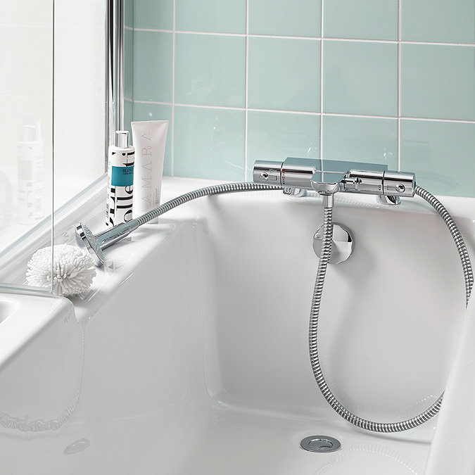 Ideal Standard Alto Ecotherm Bath Shower Mixer + Kit - A5636AA additional Large Image