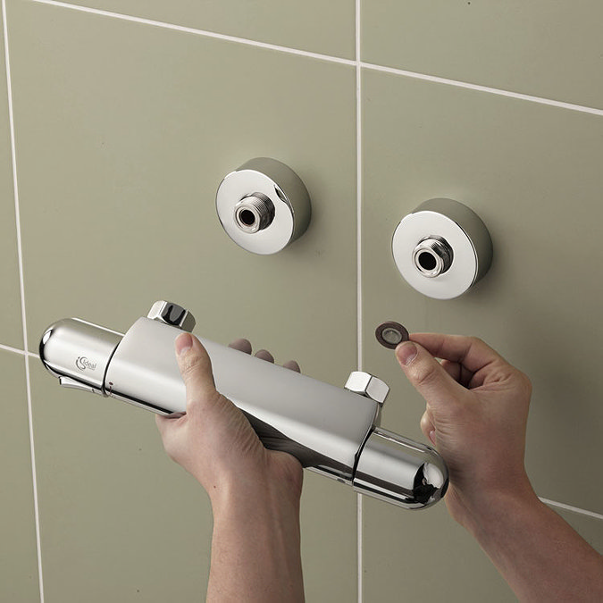 Ideal Standard Alto EV Shower Pack with Idealrain S1 Shower Kit - A5985AA Standard Large Image