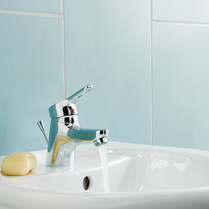 Ideal Standard Alto Mono Basin Mixer + Pop-up Waste - B8529AA Feature Large Image