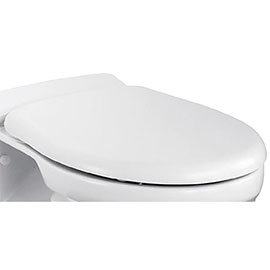Ideal Standard Alto Toilet Seat & Cover with Stainless Steel Hinges Medium Image