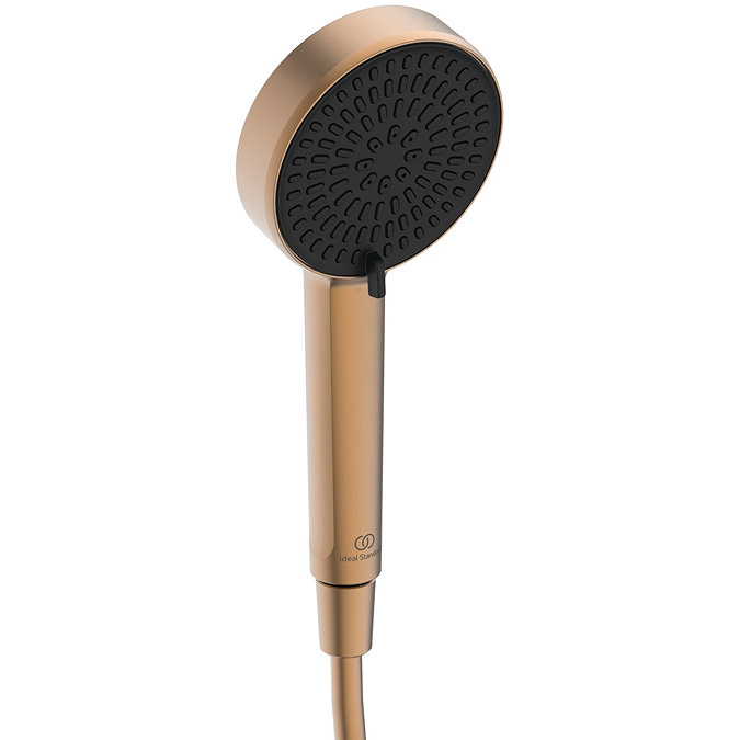 Ideal Standard Alu+ Bronze Slider Rail with 100mm 2 Function Shower Handset