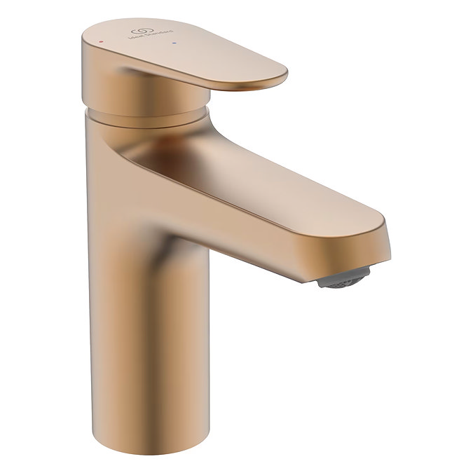 Ideal Standard Alu+ Single Lever Basin Mixer with Waste - Bronze