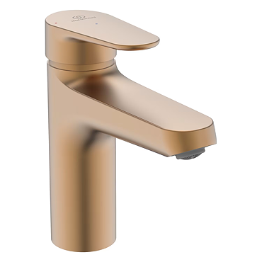 Ideal Standard Alu+ Single Lever Basin Mixer with Waste - Bronze
