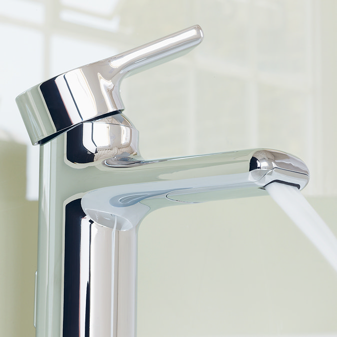 Ideal Standard Attitude Single Lever Mono Basin Mixer With Waterfall Outlet - A5536AA Profile Large