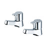 Ideal Standard Calista Basin Pillar Taps - B1146AA Large Image